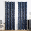 African and American bestseller cross-border forest branch silver Foil gilded blackout curtain Foil Print curtain Specification image